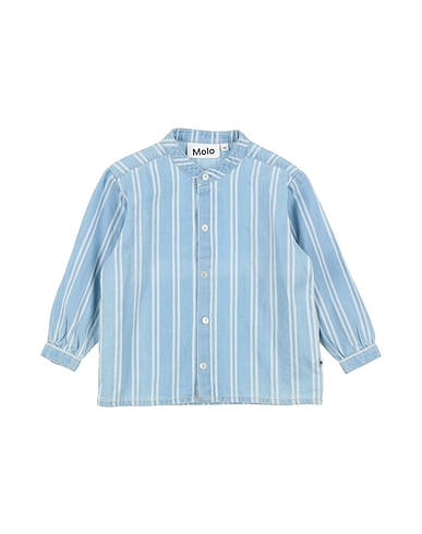 MOLO Patterned shirt Sky blue 100% Organic cotton