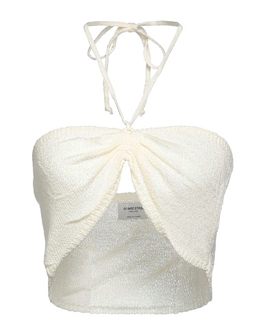 NA-KD Cropped Top Elfenbein 100% Acryl