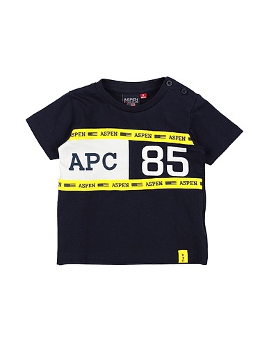 ASPEN POLO CLUB T-shirt Midnight blue 95% Cotton, 5% Elastane