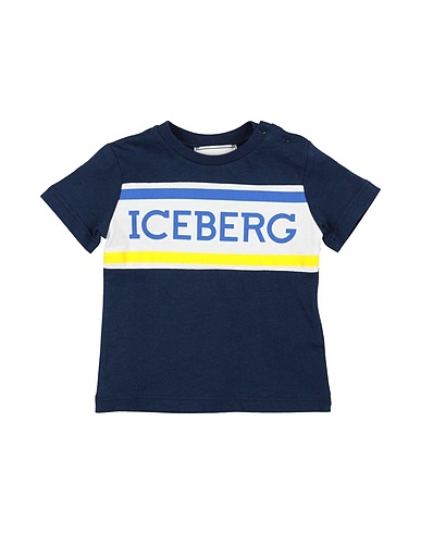ICEBERG Ｔシャツ ネイビー コットン 100%