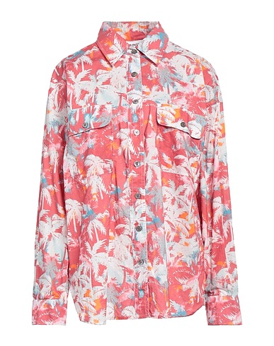OVERLOVER Camicie e bluse a fiori Corallo 100% Cotone