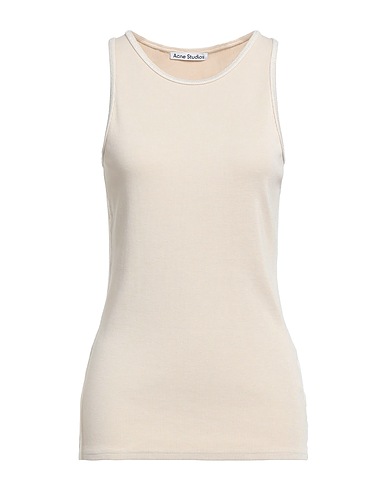 ACNE STUDIOS Top Beige 98% Viscose, 2% Elastane