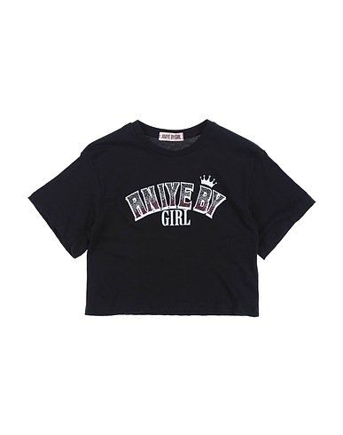 ANIYE BY T-shirt GIRL Black 100% Cotton