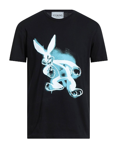 ICEBERG T-shirt Black 100% Cotton
