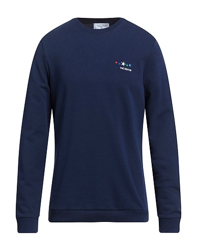 THE EDITOR Sweatshirt Blue 80% Cotton, 20% Polyester