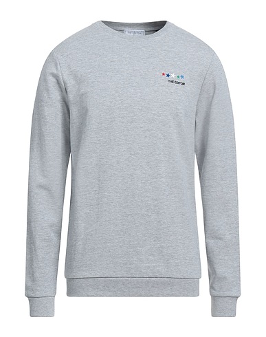 THE EDITOR Sweatshirt Grey 80% Cotton, 20% Polyester