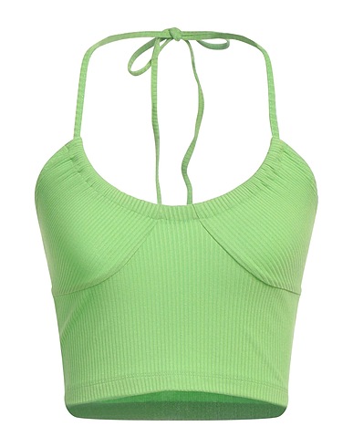NA-KD Crop top Lime green 95% Viscose, 5% Elastane