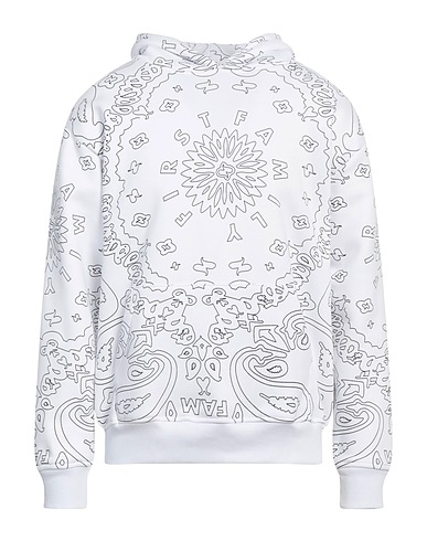 FAMILY FIRST  Milano Hooded track jacket  White 100% Cotton