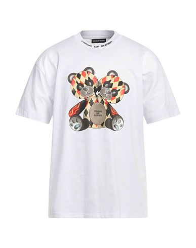 VISION OF SUPER Ｔシャツ ホワイト コットン 100%