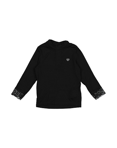 SARABANDA T-shirt Nero 95% Viscosa, 5% Elastan
