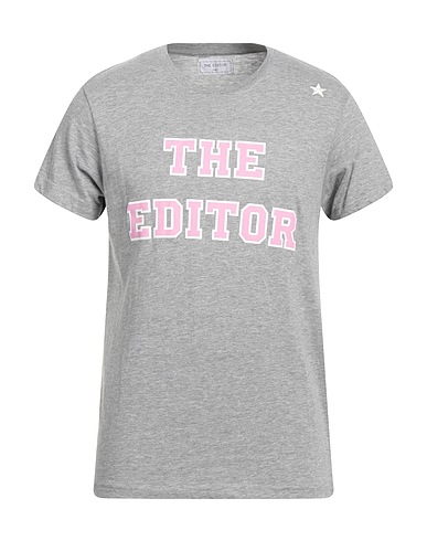 THE EDITOR T-shirt Grey 100% Cotton