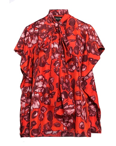 DEL CORE Silk top Red 100% Silk