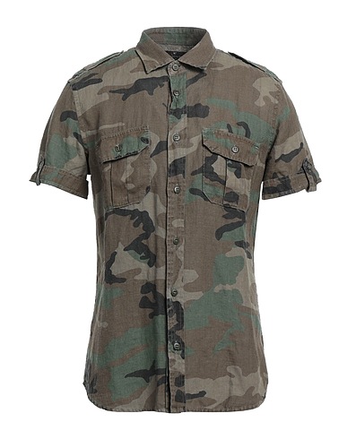 MASON'S Linen shirt Khaki 100% Linen