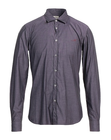 MASON'S Striped shirt Purple 100% Cotton