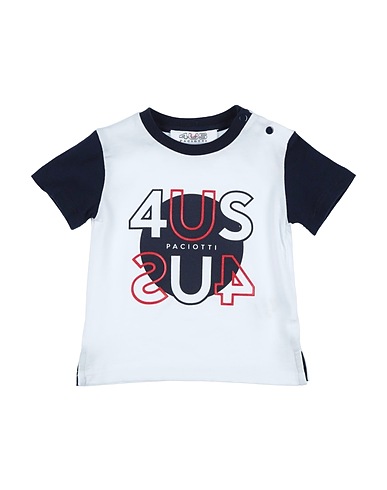 PACIOTTI 4US Ｔシャツ ホワイト コットン 100%