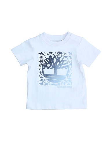 TIMBERLAND T-shirts BIANCO 100% Cotton