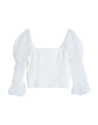 AMANDA UPRICHARD Top Ivory 100% Polyester