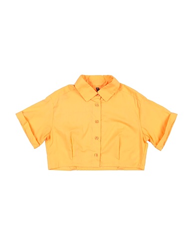 MANILA GRACE Hemden und Blusen einfarbig Orange 100% Baumwolle