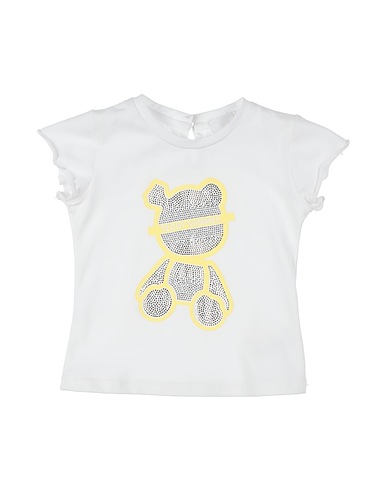 FUN & FUN T-shirt White 95% Cotton, 5% Elastane