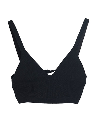 REMAIN BIRGER CHRISTENSEN Cropped Top Schwarz 72% Viskose, 28% Polyester
