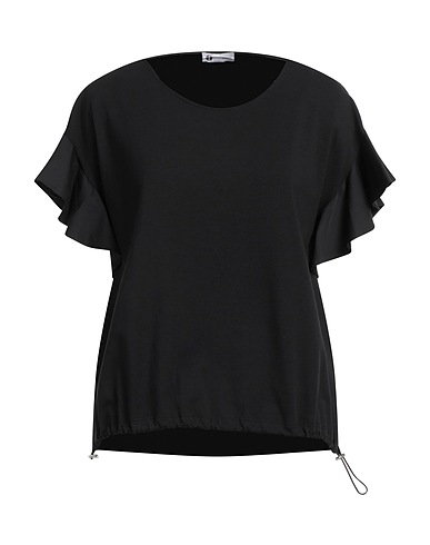 DIANA GALLESI T-shirt Nero 75% Cotone, 22% Poliammide, 3% Elastan