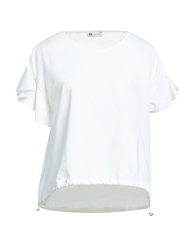 DIANA GALLESI T-shirt Off white 75% Cotton, 22% Polyamide, 3% Elastane