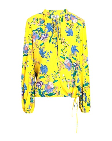 DIANE VON FURSTENBERG Top Yellow 66% Viscose, 34% Silk