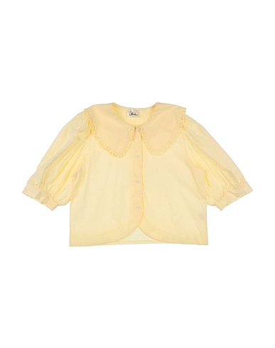 ILLUDIA Camicie e bluse tinta unita Giallo pastello 100% Cotone