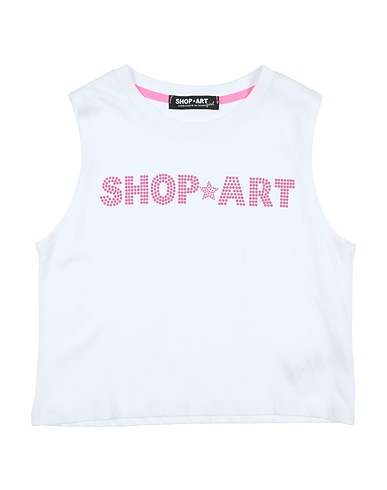 SHOPART T-shirt White 100% Cotton