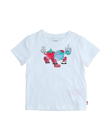 LEVI'S T-shirt Bianco 100% Cotone