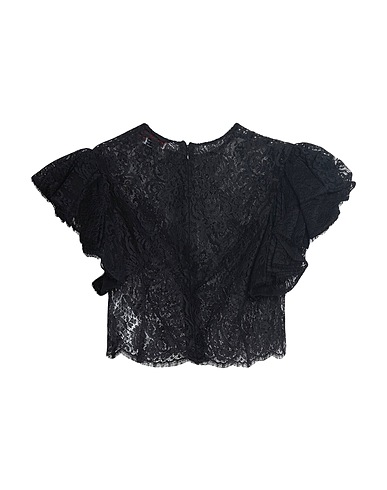 MCQUEEN Top Black 85% Polyamide, 15% Cotton