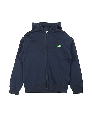 KENZO KIDS Felpa Blu navy 100% Cotone, Elastan
