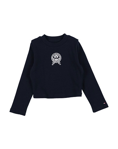 TOMMY HILFIGER T-shirt Midnight blue 95% Cotton, 5% Elastane