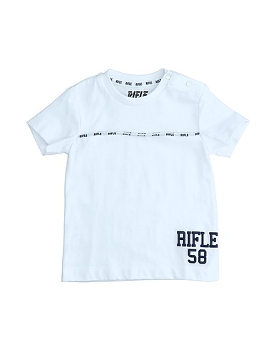 RIFLE T-shirt White 100% Cotton