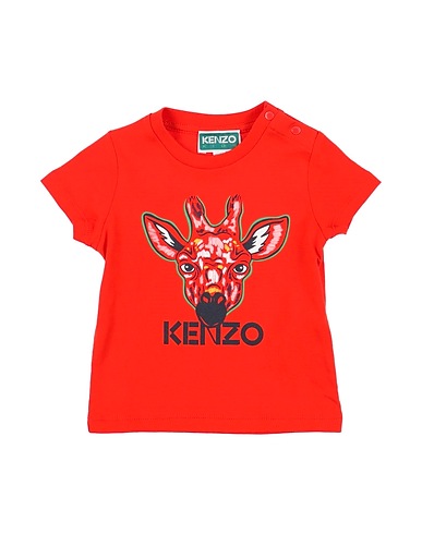 KENZO KIDS T-shirt Orange 100% Cotton