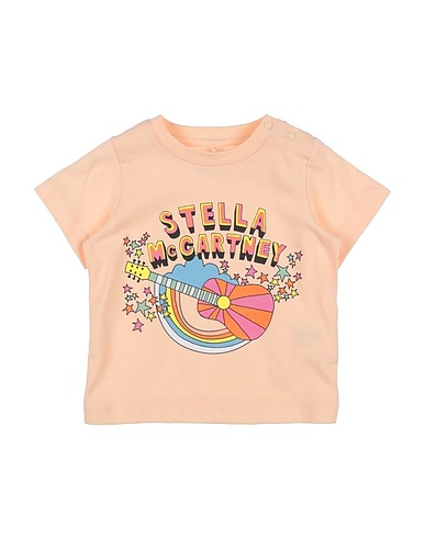 STELLA McCARTNEY KIDS T-Shirt Pfirsich 100% Baumwolle