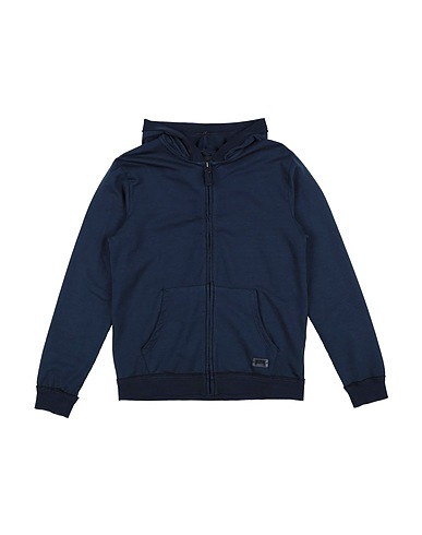 HEROS Sweatshirt Navy blue 95% Cotton, 5% Elastane