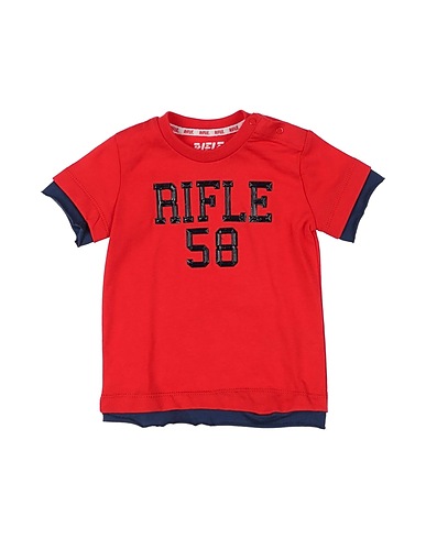 RIFLE T-shirt Red 100% Cotton