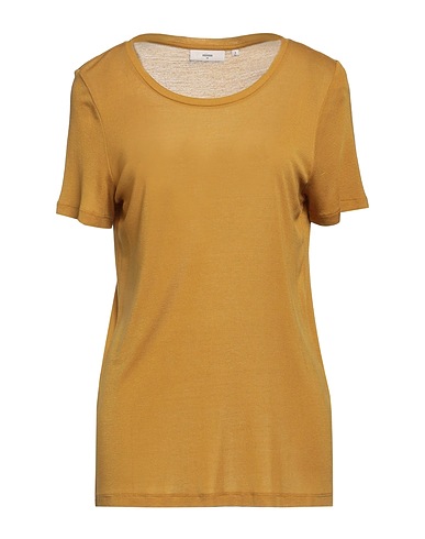 MINIMUM Basic T-Shirt Mustard 100% Lyocell