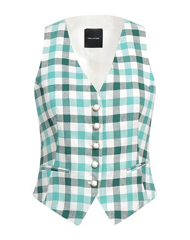 TAGLIATORE 02-05 Vest Green 100% Linen