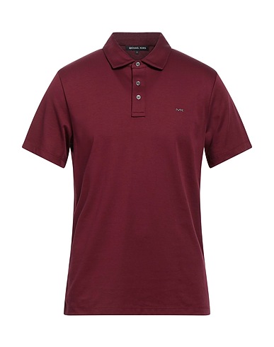 MICHAEL KORS MENS Polo shirt Burgundy 100% Cotton