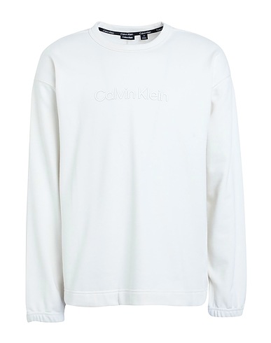 CALVIN KLEIN Sweatshirt Off white 72% Baumwolle, 28% Polyester