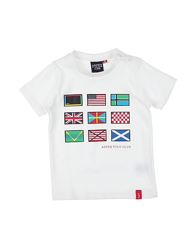 ASPEN POLO CLUB T-Shirt Weiß 95% Baumwolle, 5% Elastan