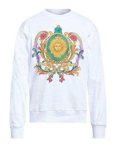VERSACE JEANS COUTURE Sweatshirt White 100% Cotton