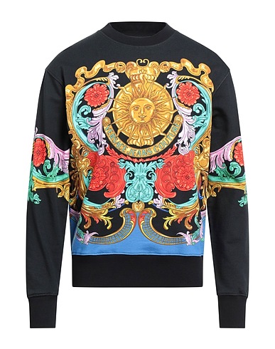 VERSACE JEANS COUTURE Sweatshirt Black 100% Cotton