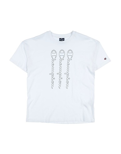 CHAMPION T-shirt White 100% Cotton