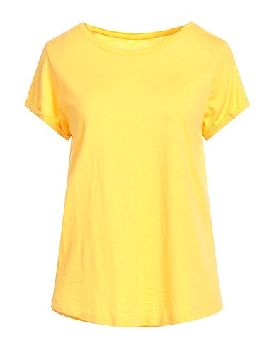 JUVIA T-shirt Giallo ocra 52% Cotone, 48% Viscosa