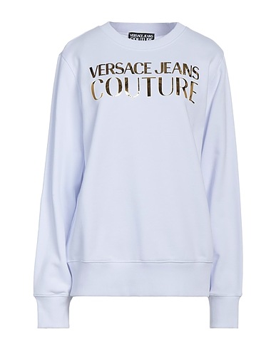 VERSACE JEANS COUTURE Sweatshirt White 100% Cotton, Elastane