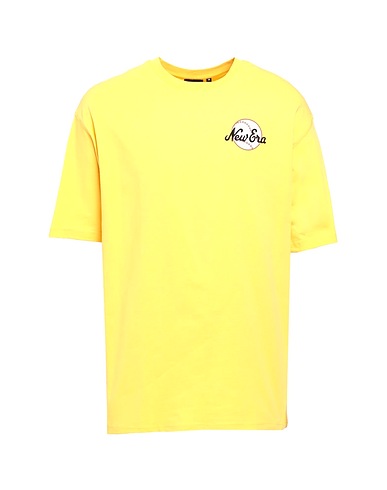 NEW ERA T-shirt NE HERITAGE GRAPHC OS TEE NEWERA
 Yellow 100% Cotton