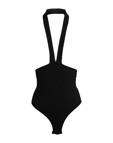 ANDREĀDAMO TOPWEAR Black 80% Viscose, 10% Polyester, 9% Polyamide, 1% Elastane